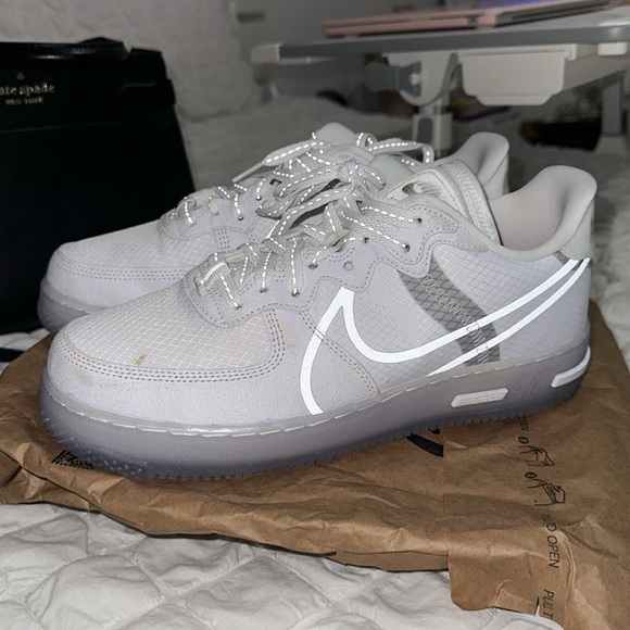 Air Force 1 React QS ‘White Ice’ CQ8879-100 - Picture 4 of 6